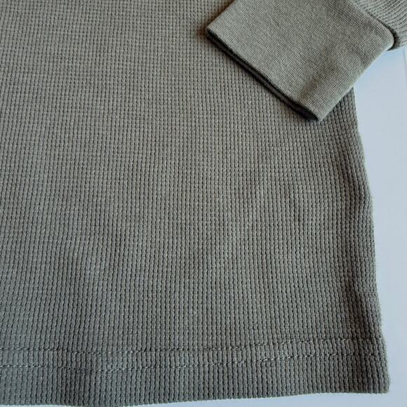 RSQ Youth Olive Green Waffle Knit Top Large - Picture 3 of 8